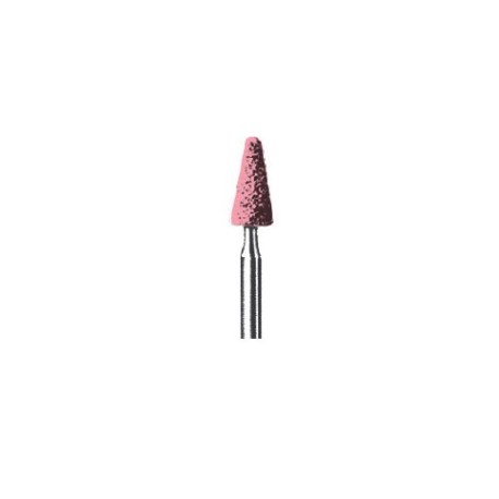 Abrasivo di Corindone Rosa per Metalli Punta a Cono L10.0mm - 050 (12pz)