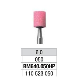 Abrasivo di Corindone Rosa per metalli Punta a Cilindro L6.0mm - 050 (12pz)