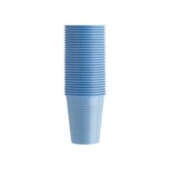 Monoart Bicchieri di Plastica 200cc (100pz) - Azzurro
